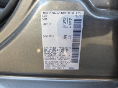 2024 Nissan Altima 2.5 SV