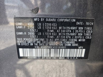 2025 Subaru Outback Premium