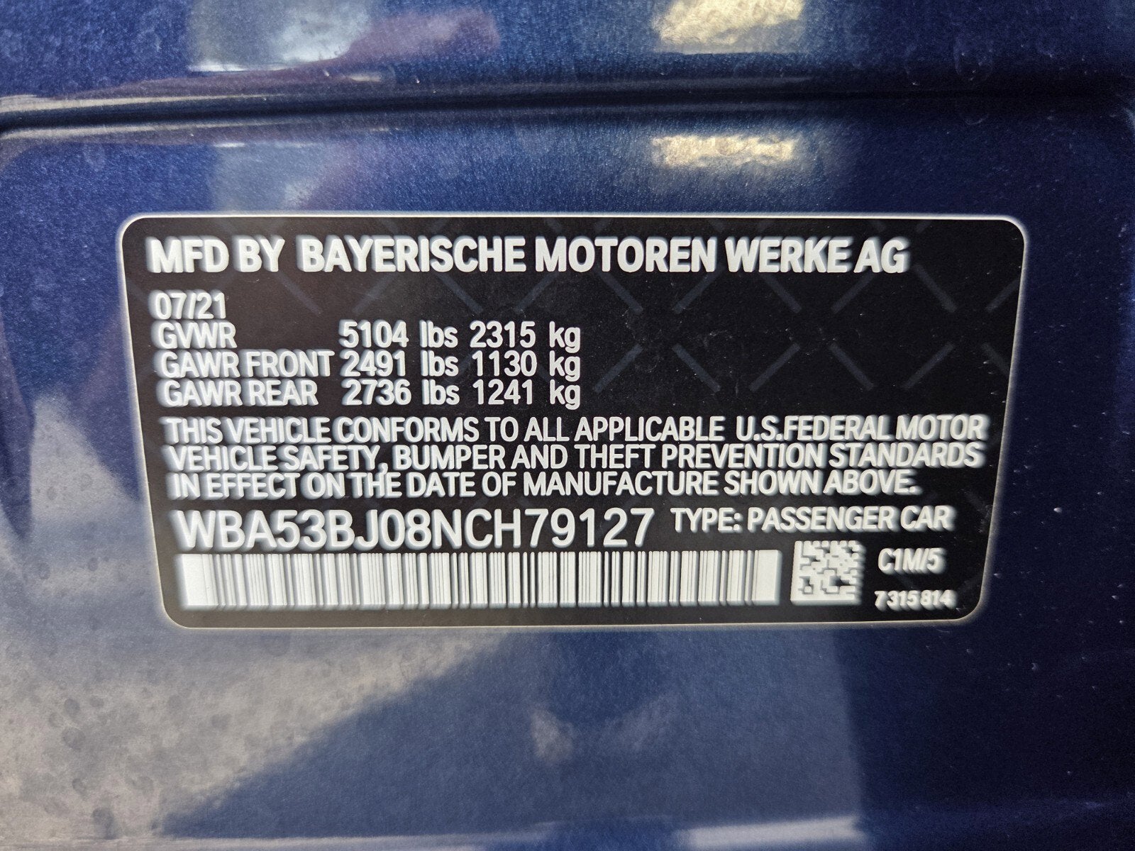 2022 BMW 5 Series 540i