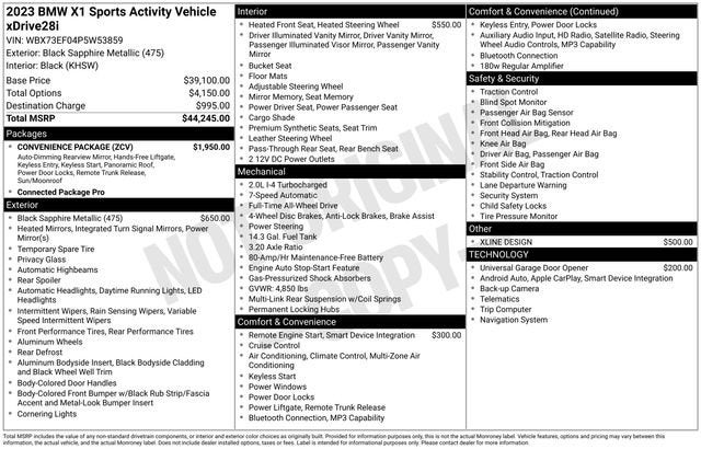 2023 BMW X1 xDrive28i