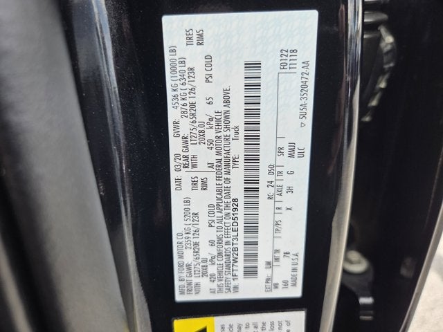 2020 Ford Super Duty F-250 SRW Platinum