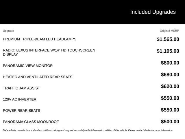 2023 Lexus RX RX 500h F SPORT Performance