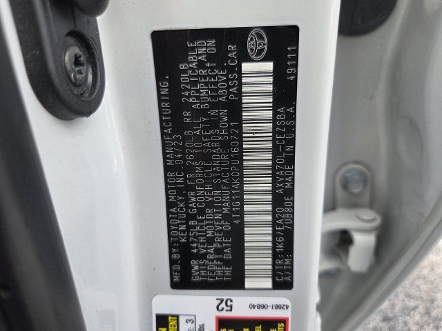 2023 Toyota Camry SE