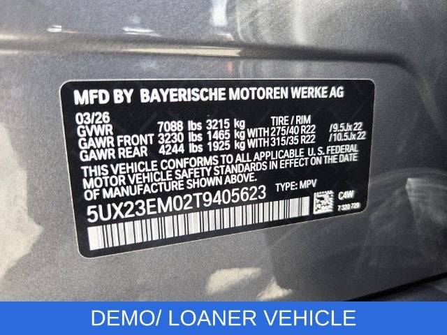 2026 BMW X7 xDrive40i