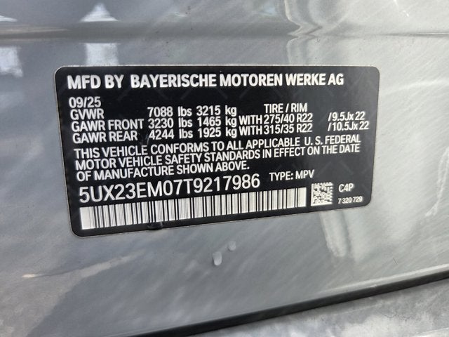 2026 BMW X7 xDrive40i