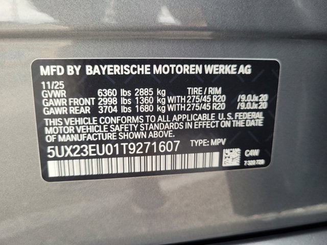 2026 BMW X5 xDrive40i