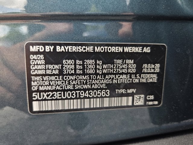 2026 BMW X5 xDrive40i