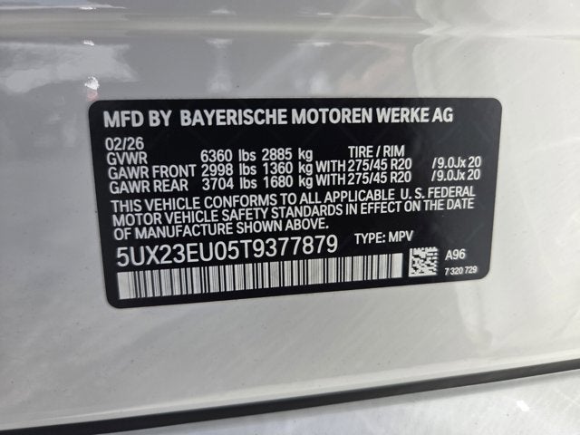 2026 BMW X5 xDrive40i