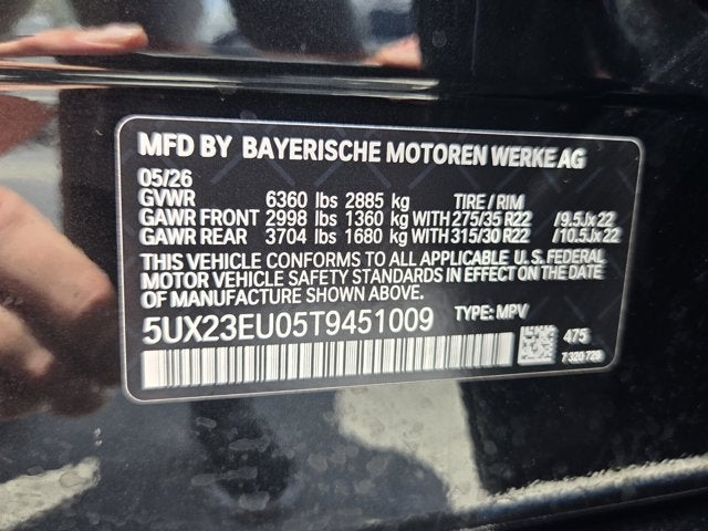 2026 BMW X5 xDrive40i