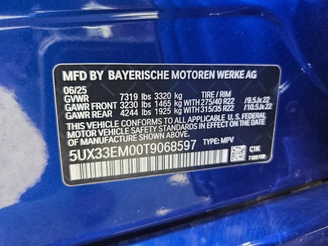 2026 BMW X7 M60i
