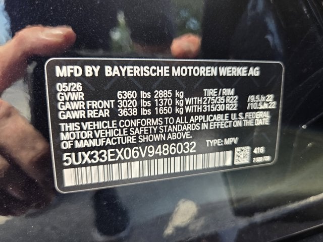2027 BMW X6 xDrive40i