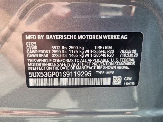 2025 BMW X3 30 xDrive