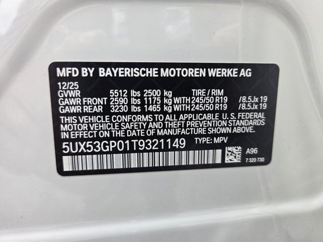 2026 BMW X3 30 xDrive