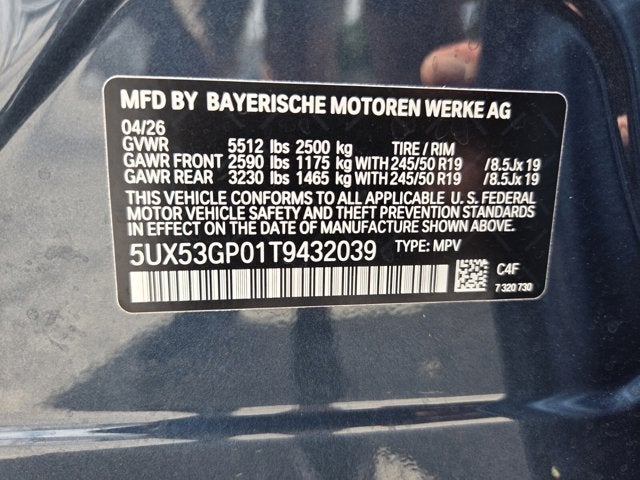 2026 BMW X3 30 xDrive