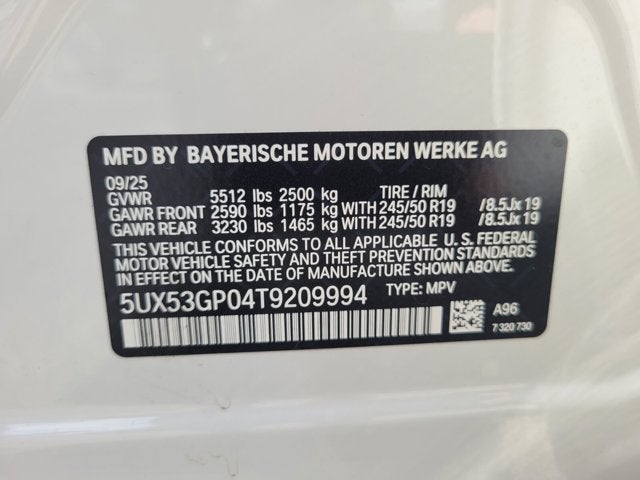 2026 BMW X3 30 xDrive