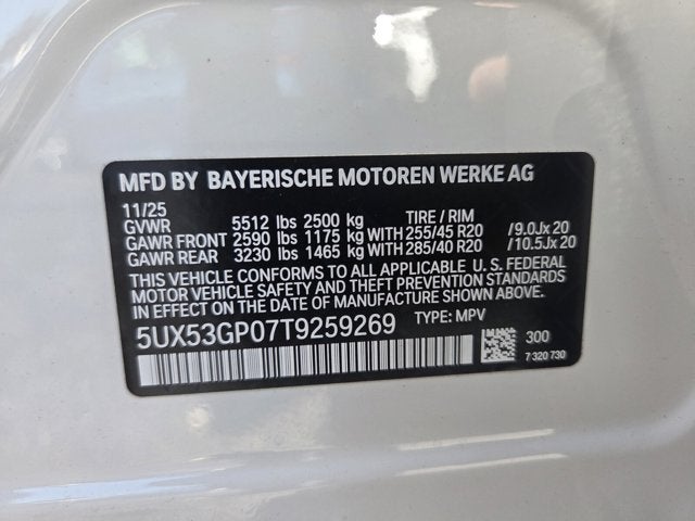 2026 BMW X3 30 xDrive