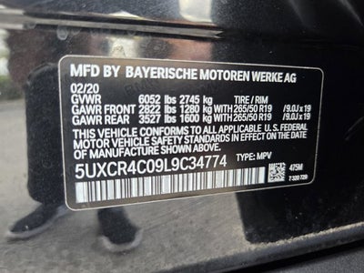 2020 BMW X5 sDrive40i