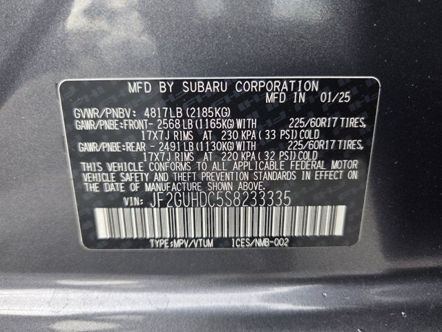 2025 Subaru Crosstrek Premium