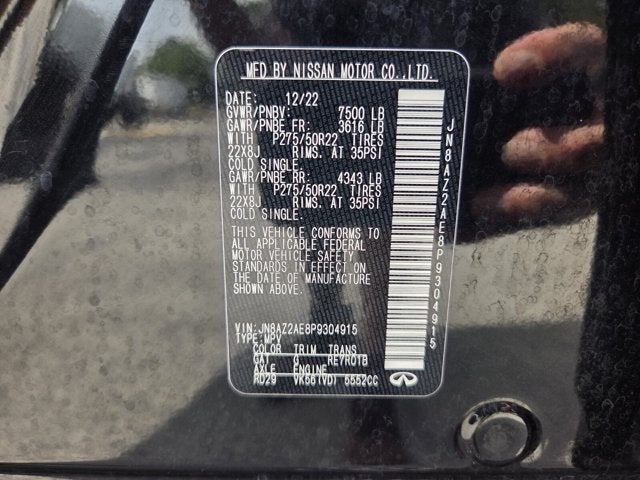 2023 INFINITI QX80 PREMIUM SELECT