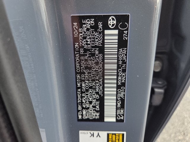 2024 Toyota Prius LE