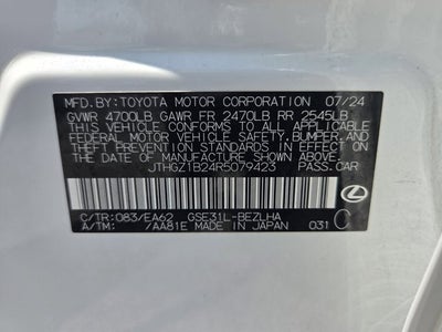 2024 Lexus IS 350 F SPORT