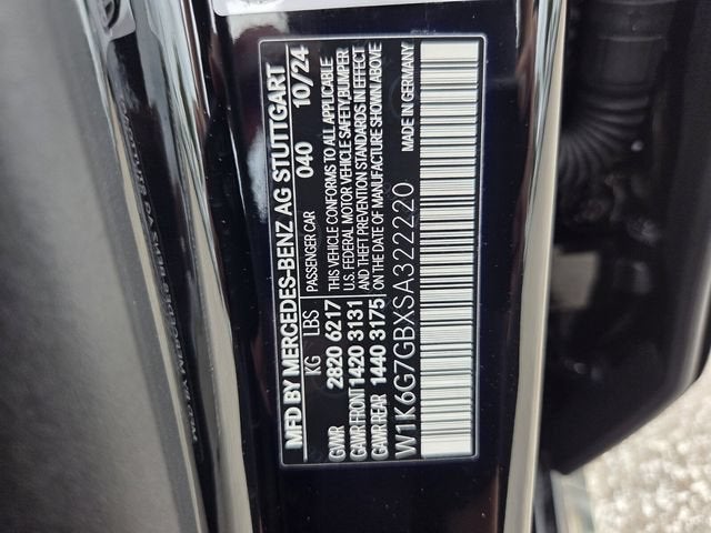 2025 Mercedes-Benz S-Class S 580