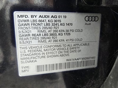 2019 Audi Q7 Prestige