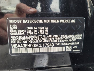 2025 BMW 750e xDrive 750e xDrive