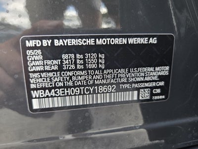2026 BMW 750e xDrive 750e xDrive