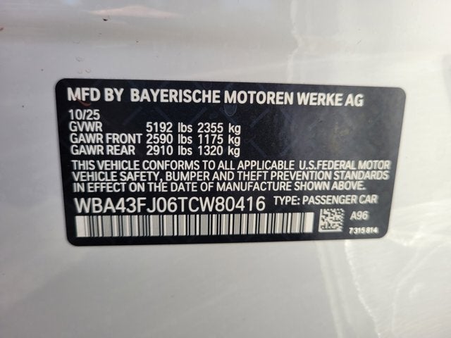 2026 BMW 530i 530i