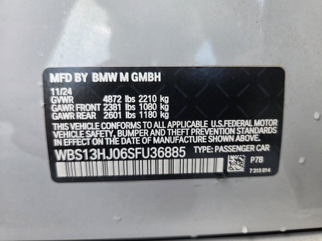 2025 BMW M3 Base