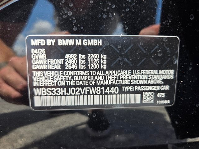 2027 BMW M3 Competition xDrive