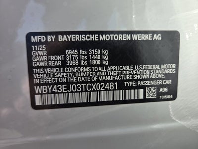 2026 BMW i7 eDrive50